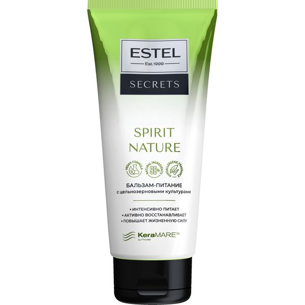 Бальзам-питание для волос с цельнозерновыми культурами Spirit nature Secrets Estel/Эстель 200мл
