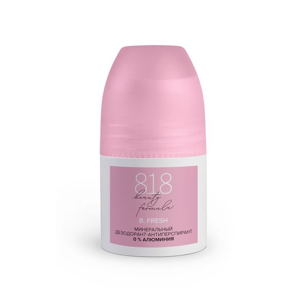 Дезодорант женский шариковый минеральный без солей алюминия 8.1.8 Beauty formula фл. 50мл