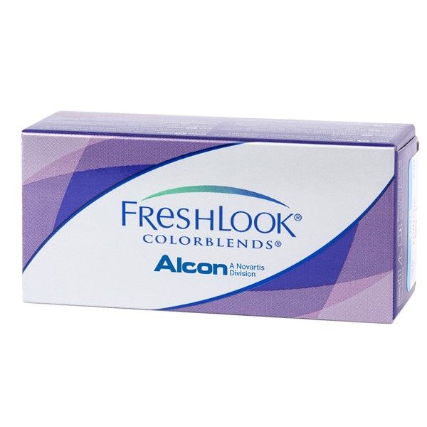 Линзы контактные цветные Alcon/Алкон freshlook colorblends (8.6/-6,00) Brilliant blue 2шт
