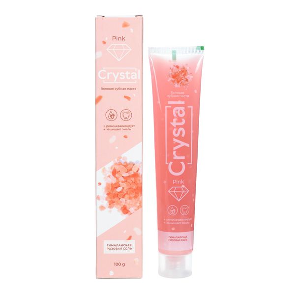 Паста зубная гелевая защита эмали с гималайской розовой солью Pink crystal Doral Collection 100г