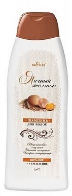 Шампунь для волос Яичный желток Питание + укрепление Белита 500 мл