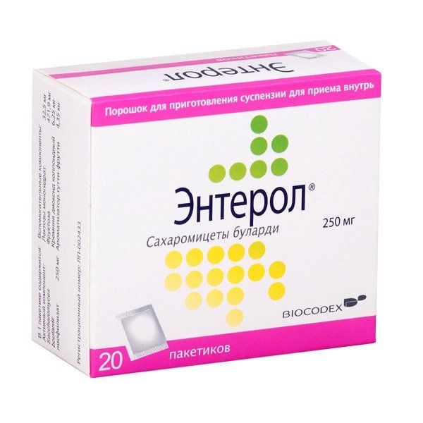 Энтерол пор. д/сусп.внутр. 250мг 20шт