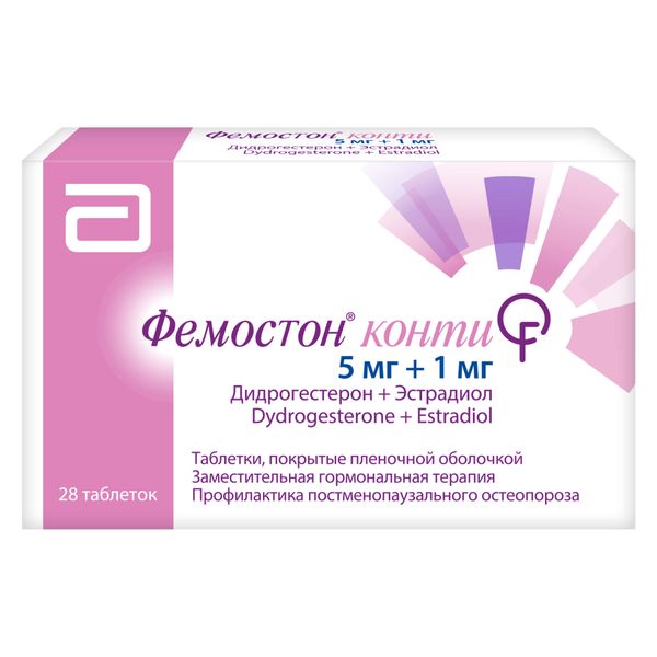 Фемостон 1/5 конти таблетки п/о плен. 28шт
