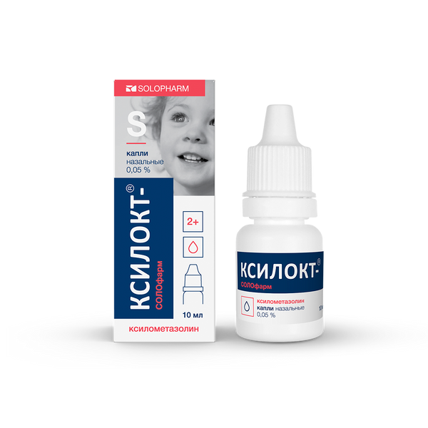 Ксилокт-СОЛОфарм капли назальные 0,05% 10мл