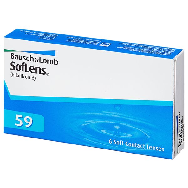 Линзы контактные SofLens 59 (8.6/-9.0) 6шт