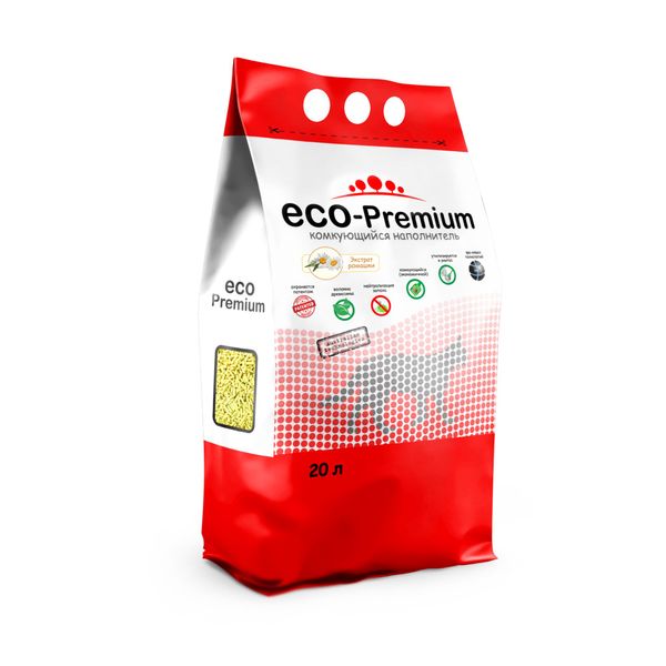 Наполнитель древесный ромашка ECO-Premium 7,6кг 20л