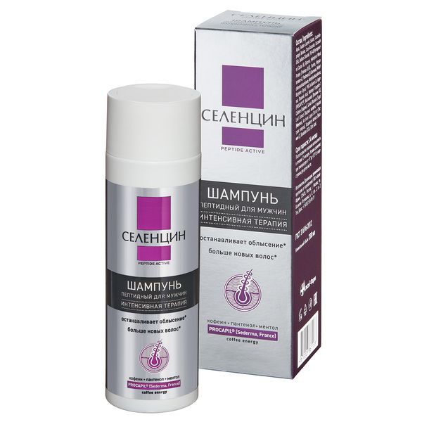 Селенцин шампунь для мужчин peptide active фл. 200мл